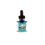 Dr. Ph. Martins Bombay India Ink (19BY) Ink Bottle, 1.0 oz, Aqua, 1 Bottle