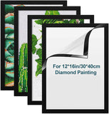12x16 inch Diamond Art Frame for 30 x 40cm Diamond Painting, Horizontal and Vertical Formats for Wall Hanging, 10 x 14 Wall Gall