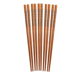 Helens Asian Kitchen 97026 Silk Wrapped Bamboo Chopsticks, 9Inches, 5Pair