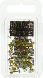 Creative Impressions Mini Painted Metal Paper Fasteners 100/Package, Assorted Pearl Round