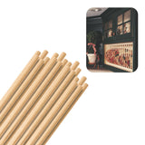 Hardwood Round Dowels (3/8 x 36, Pack of 20) | Variety of Diameters & Wood Species | Unfinished Wooden Dowel Rods for Crafts & D
