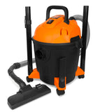 WEN VC4710 10Amp 5Gallon Portable HEPA Wet/Dry Shop Vacuum and Blower with 0.3Micron Filter, Hose, and Accessories,Orange