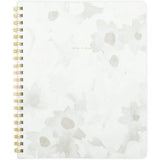 Mead Spiral Notebook 9inch x 11inch, 160 Pages, Hardcover, West Village, White Floral (WV0059F)