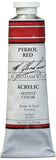 M. Graham 2Ounce Tube Acrylic Paint, Pyrrol Red