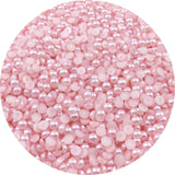 LIMAOLLY 3000pcs 5mm Flatback Half Round Pearls Crafts Beads for Jewelry Making DIY Scrapbook Shoes Clothes Cup Nail Art Decorat
