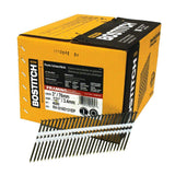 BOSTITCH Framing Nails, Round Head, 21Degree, Plastic Collated, 3Inch x .131Inch, 4000Pack (RHS10D131EP)