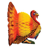 Beistle 1-Pack Decorative Tissue Turkey Centerpiece, 9-Inch