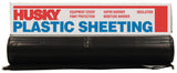 HUSKY CF0408B 4ml Plastic Sheeting, 8 x 100, Black