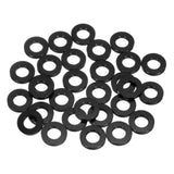 uxcell 30 Pcs Aluminum Flat Washer, M6x12x2mm Round Seal Gaskets Flat Spacers for Screws Bolts Machinery Repair Accessories, Out