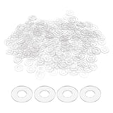 HARFINGTON 300pcs M3 PVC Flat Washers 3mm ID 8mm OD 0.5mm Thick Sealing Gasket Ring Spacer Metric Round Washers Replacement for 