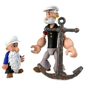 Boss Fight Studio Poopdeck Pappy Popeye Classics Wave 2 Collectible Action Figure - Highly Articulated Figurine with Accessories