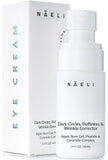 NAELI Eye Cream for Dark Circles, Puffiness & Wrinkles with Anti Aging Apple Stem Cell & Peptide Complex - Reduces Fine Lines, D