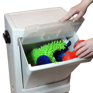 Richell Pet Stuff Tower for Food Storage | Richell Pet Stuff Tower: Ideal for Cats and Dogs. Max Load Capacity 8.8lbs, Includes