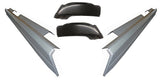 Motor City Sheet Metal - Compatible With Chevy 1999-07 Silverado Sierra 4Dr Crew Cab Rocker Panels And Cab Corners Kit