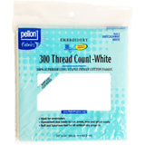 Pellon 300 Thread Count Cotton Fabric for Embroidery, White 20X24