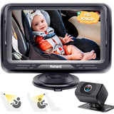 Rohent Baby Car Camera HD 1080P - Rear-Facing Infant Monitor with Night Vision Car Camera for Baby 150 Wide-Angle Lens Anti-Glar