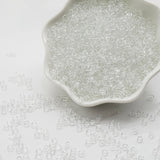 White Glass Seed Beads 5000 Pcs, 3mm Small Craft Pony Beads Bulk for Bracelets, DIY Necklace Ring Waist Chain