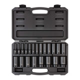 TEKTON 1/2 Inch Drive Deep 6Point Impact Socket Set, 21Piece (5/1611/2 in.) | SID92306
