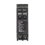 EATON CORPORATION Eaton Br2020 Single Pole Tandem, 120V, 220Amp Circuit Breaker, Pack of 1, Black