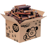 ValueBull Collagen Sticks for Dogs, 6 Inch Super Jumbo Chews, Natural Long-Lasting Dog Treats, 100 Count Bulk Pack - Supports Jo