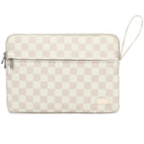 Khaki Checkered Laptop Sleeve Case Bag Cover with Pocket for MacBook Pro 16 and 16 inch HP Lenovo Dell ASUS Acer Notebook Comput