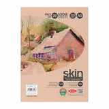 Anupam Skin Watercolour Beige Toned Paper - Acid Free - Cold Press Paper - 20 Loose Sheet - 225 Gsm - A5