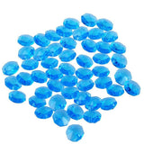 Sun Cling Crystal 14mm Octagon Beads, Pack of 100 (Turquoise)