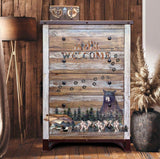 Redesign Dcor Transfers24x35Cabin GetawayTotal Sheet Size 24x35, Cut into 2 Sheets Wall Decals Wallpaper Wall Stickers M