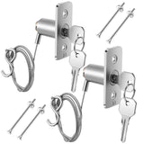 MorningRo 2 Set Emergency Release Lock Kit, Garage Door Opener Quick Release Lock for Universal Garage Door Openers