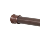 Zenna Home Adjustable Tension Shower Rod, 44 to 72, Bronze