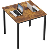 Need Small Square Dining Table- 31-1/2'' Sturdy and Heavy Duty Writing Desk for Small Spaces and Writing Table Desk Breakroom Ta