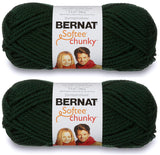Softee Chunky YarnDark Green