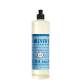 MRS. MEYERS CLEAN DAY Liquid Dish Soap, Biodegradable Formula, Rain Water, 16 fl. oz