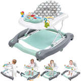 Foldable Baby 5-in-1 Activity Walker - Rocker, Activity Center, Bouncer, Seat Walker, Push Walker - Adjustable Speed Rear Wheels