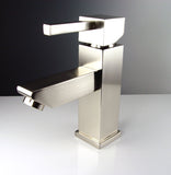 Fresca Bath Fft1030Bn Versa Single Hole Mount Bathroom Vanity Faucet, Brushed Nickel