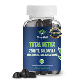 Total Detox, Heavy Metal Detox for Adults- Zeolite, Chlorella, Milk Thistle, Shilajit & Iodine, Toxin Cleanse, Pineal Decalcific