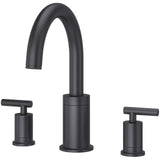 Pfister Contempra 2-Handle Roman Tub Faucet Matte Black RT65NCB