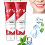 2 Pcs SP10 Probiotic Toothpaste - Ultra Whitening, Brightening, Fresh Breath & Deep Cleaning