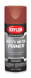 Krylon Automotive Rusty Metal Primer, Flat, Red, 12 oz., KA8647007, Red Rusty Metal Primer