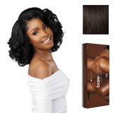 Sensationnel Bare Lace 13X6 Wigs - Unit 19 Lacefrontal Glueless Synthetic 180 Degree Preplucked Hairline (2 DARKBROWN)