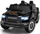ENYOPRO 24V 2 Seater Ride on Car for Kids, Licensed RAM 1500 RHO Ride on Truck w/Remote Control, Toddlers Electric Car w/LED Lig