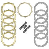 Caltric Clutch Friction Steel Plates and Springs Kit Compatible with Honda CRF250F 2019-2023