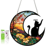GUMITOON Diamond Art Kits for Adults-Hanging Cat Full Drill Diamond Dots Paintings for Beginners, Round 5D Paint with Diamonds P