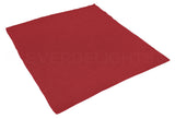 CleverDelights 48 Inch Red Burlap Squares - 3 Pack - Jute Burlap Fabric - Tight Weave Jute Burlap Fabric with Finished Edges - 4