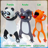 Funny Bookmarks - 3PCS Bookmarks Wacky Pals, Cute Animals Bookmarks for Kids, Boys and Girls