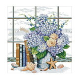Zoomella Stamped Cross Stitch Kit Embroidery Kit Windowsill Pattern|Cross Stitch Kits|Crafts