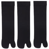 Next2Skin WomenS Sheer Transparent Ankle Length Thumb Socks | Lightweight Stretchable Socks, Pack Of 3 (Black)