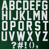 47 Pieces, 3 Glitter Iron-On Letters - Heat Transfer Vinyl for DIY T-Shirts, Fabric, Bags, and Gifts. Perfect for birthdays, Chr