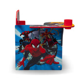 Delta children chair Desk With Storage Bin - greenguard gold certified, Spider-Man, Arm Rest, cushion Availability, Engineered W