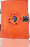 Mateshwari Handicraft Leather Journal Handmade Leather Diary Stone Journal Blank Pages Notebook